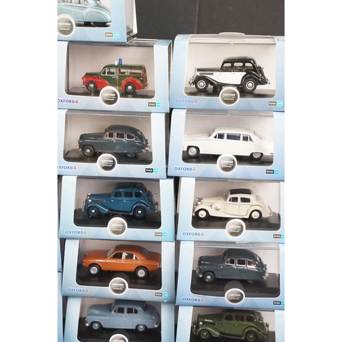 100 - 41 Boxed / Cased Oxford Diecast Automobile Company diecast models, all ex