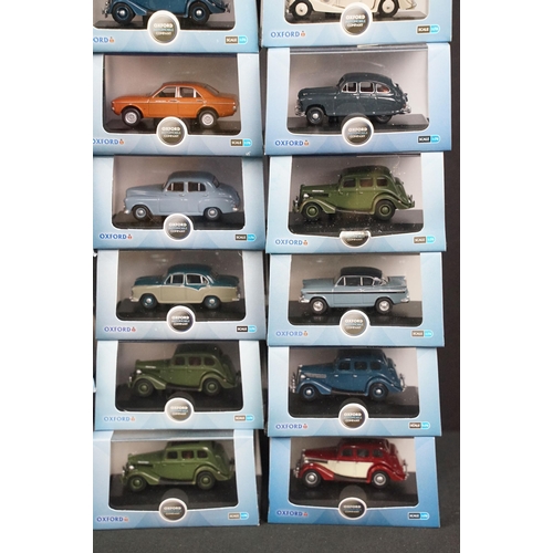 100 - 41 Boxed / Cased Oxford Diecast Automobile Company diecast models, all ex