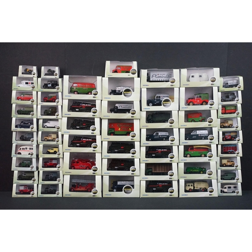 101 - 57 Boxed / cased Oxford Diecast Commercials diecast models, all ex