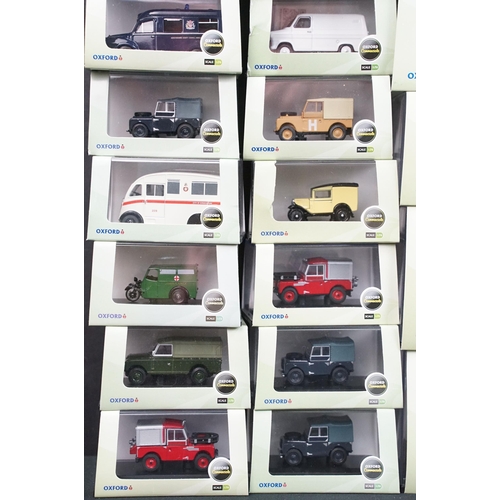 101 - 57 Boxed / cased Oxford Diecast Commercials diecast models, all ex