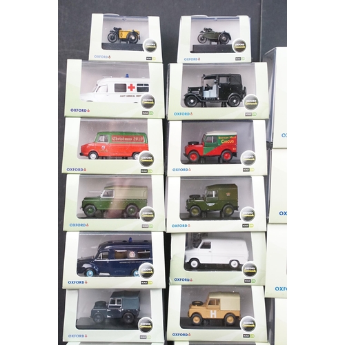 101 - 57 Boxed / cased Oxford Diecast Commercials diecast models, all ex