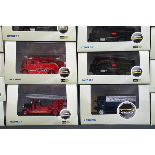 101 - 57 Boxed / cased Oxford Diecast Commercials diecast models, all ex