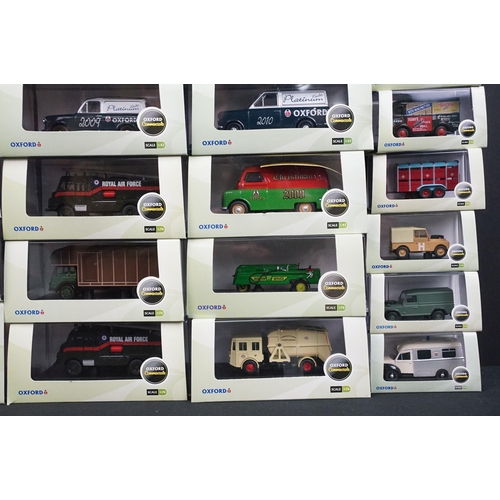 101 - 57 Boxed / cased Oxford Diecast Commercials diecast models, all ex