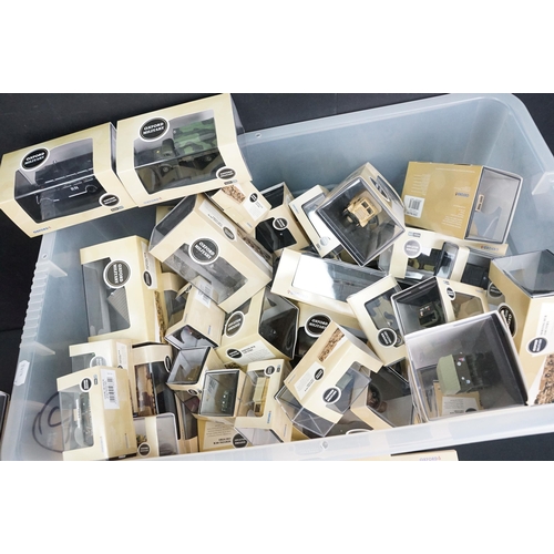 102 - 95 Boxed / cased 1/76 Oxford Diecast Military diecast models, all ex (two boxes)