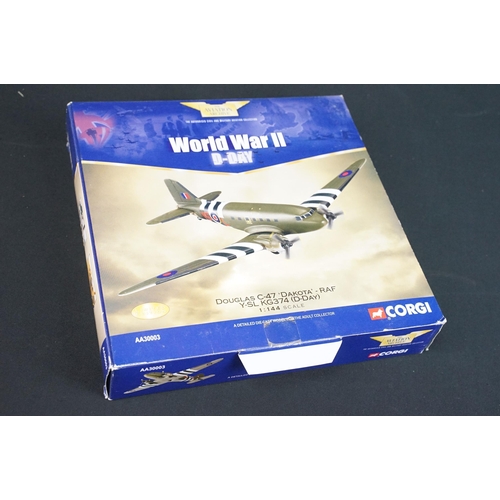 103 - Eight boxed Corgi Aviation Archive diecast models to include 6 x 1/72 (World War II Europe & Africa ... 