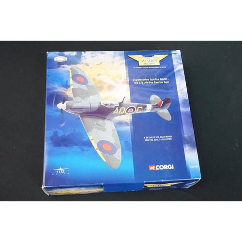 103 - Eight boxed Corgi Aviation Archive diecast models to include 6 x 1/72 (World War II Europe & Africa ... 