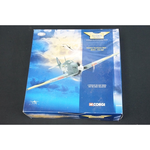 103 - Eight boxed Corgi Aviation Archive diecast models to include 6 x 1/72 (World War II Europe & Africa ... 