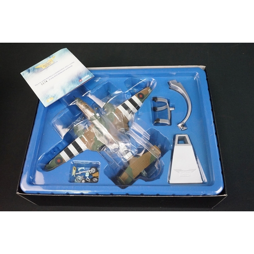 104 - Three boxed Corgi Aviation Archive World War II diecast models to include 2 x 1/72 (AA34801 Vickers ... 