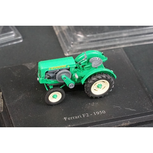 106 - 34 Boxed / cased Hatchette diecast model tractors, all variants, ex