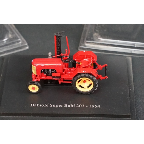 106 - 34 Boxed / cased Hatchette diecast model tractors, all variants, ex