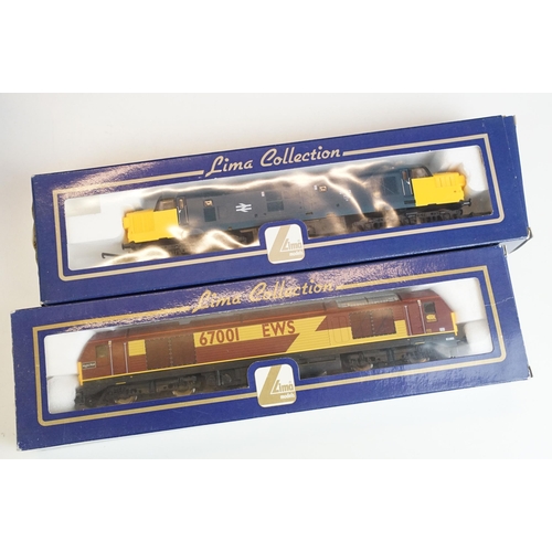 30 - Six boxed Lima Collection OO gauge locomotives to include L205033 Diesel locomotive Class 37 207 Wil... 