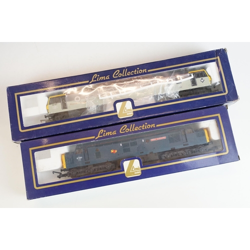 30 - Six boxed Lima Collection OO gauge locomotives to include L205033 Diesel locomotive Class 37 207 Wil... 