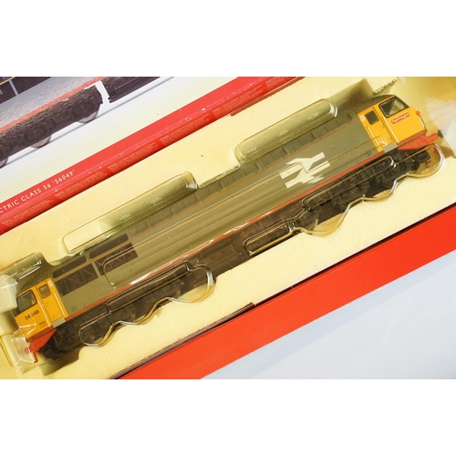 31 - Four boxed Hornby OO gauge locomotives to include R2646 BR Railfreight Co Co Diesel Electric Class 5... 