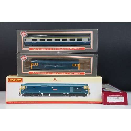 38 - Boxed Hornby OO gauge R2348 BR Co Co Diesel Electric Resolution Class 50 locomotive plus Mainline We... 