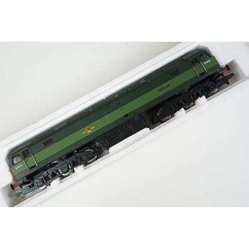 42 - Four boxed OO gauge locomotives to include 3 x Hornby (R2175 BR 4-6-2 Britannia Class 7MT Locomotive... 