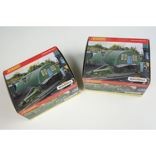 48 - 14 Boxed OO gauge trackside buildings & accessories to include 4 x Hornby Skaledale (R9813, R8611, &... 