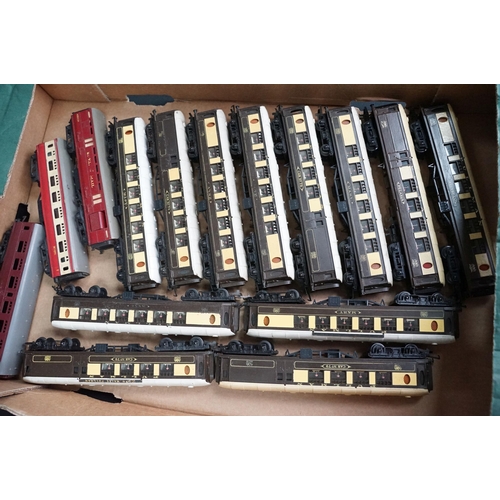 57 - Around 90 OO / HO gauge items of rolling stock featuring coaches, tankers and wagons including Lima,... 