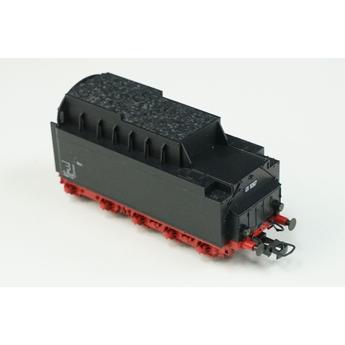 60 - Four OO / HO gauge locomotives to include 2 x 4-6-2 DB in black with tender, Triang R357 D5572 and a... 