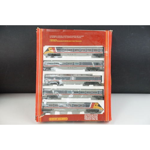 62 - Boxed Hornby OO gauge R794 Advanced Passenger Train Pack, complete, box a touch tatty with damage