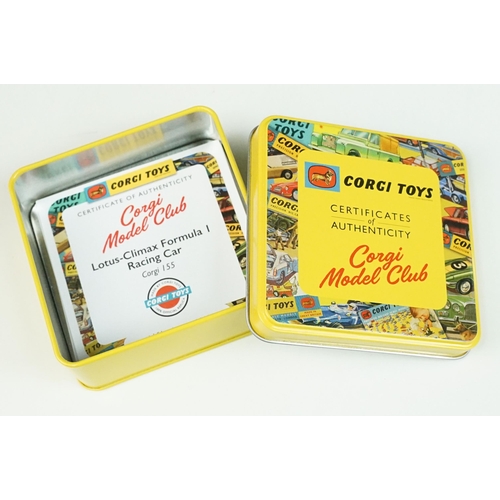 68 - Six boxed Corgi Model Club diecast models to include 261 James Bond Aston Martin DB5, 339 1967 Monte... 