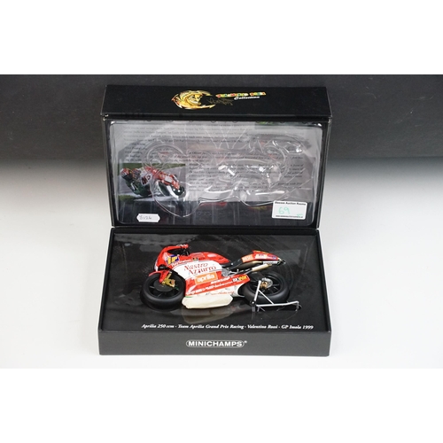 69 - Boxed Paul's Model Art Minichamps 1/12 Classic Bike Series No 36 Valentino Rossi Collection Aprilia ... 
