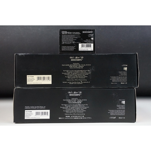 71 - Two boxed Paul's Model Art Minichamps 1/12 Valentino Rossi Collection diecast models to include 122 ... 