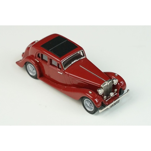 76 - Two boxed 1/43 Lansdowne Models white metal models to include LDM 53 1936-39 MG SA Saloon maroon and... 