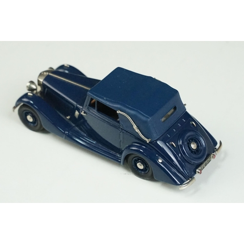 76 - Two boxed 1/43 Lansdowne Models white metal models to include LDM 53 1936-39 MG SA Saloon maroon and... 