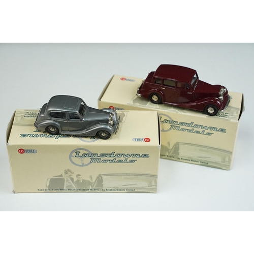 Two boxed 1/43 Lansdowne Models white metal models to include LDM 8A ...
