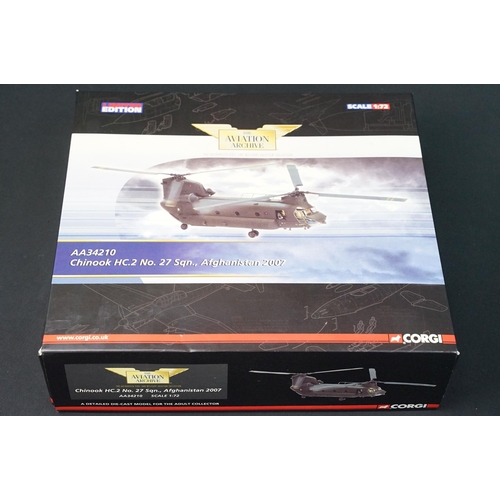 81 - Five boxed 1/72 Corgi Aviation Archive diecast models to include AA32311 BAC Lightning F.Mk 6 XR770 ... 