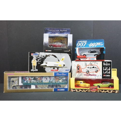 83 - Six boxed Corgi diecast models to include Only Fools and Horses CC99111 Ford Capri & Reliant Regal S... 