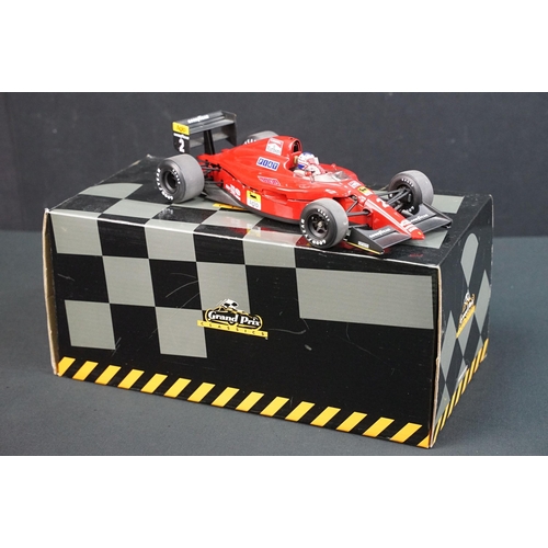 84 - Boxed Exoto Grand Prix Classics Ferrari 641/2 diecast model, appearing complete, vg