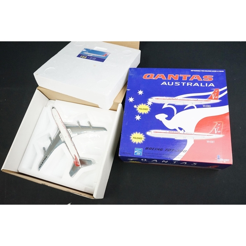 85 - 18 Boxed diecast & plastic model planes to include Dragon, Collectors Aircraft Models, WM, Herpa, Bo... 