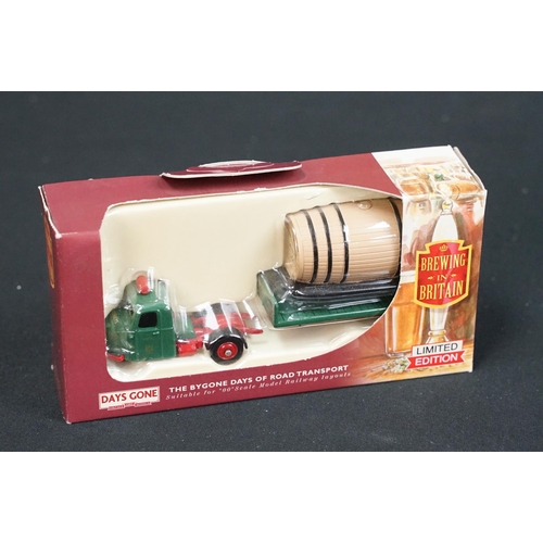 90 - Six boxed Lledo building accessories to include Days Gone Brewing in Britain BB1002 Scammell 6 Wheel... 