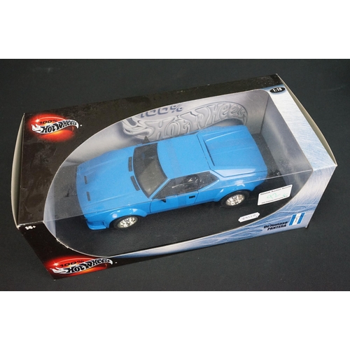 92 - Four boxed Mattel Hot Wheels diecast models to include 3 x Ferrari (1958 250 Testa Rossa, 250LM & 25... 