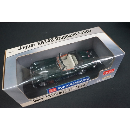 93 - Four boxed 1/18 diecast models to include Beanstalk Group James Bond 007 Jaguar XKR Roadster, Sun St... 
