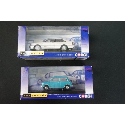 98 - 25 Boxed Corgi Vanguards diecast models to include 5 x Ford, 1 x Rover MG, 1 x Rootes etc, all ex