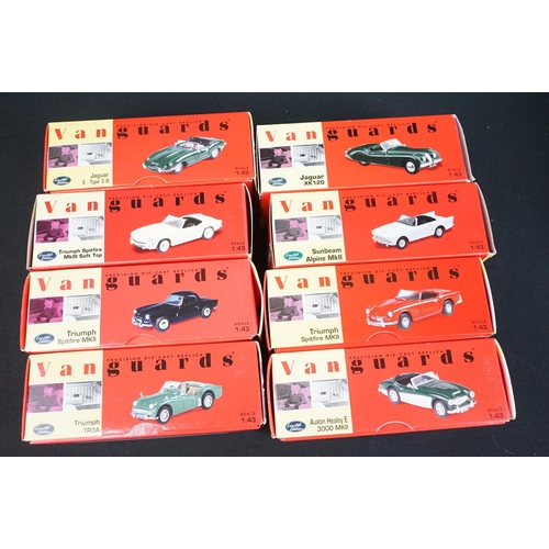 98 - 25 Boxed Corgi Vanguards diecast models to include 5 x Ford, 1 x Rover MG, 1 x Rootes etc, all ex