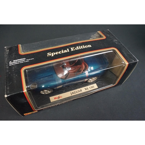 99 - 10 Boxed Maisto Special Edition 1/18 diecast models to include Mercedes Benz ML320 (1997), 1971 Chev... 