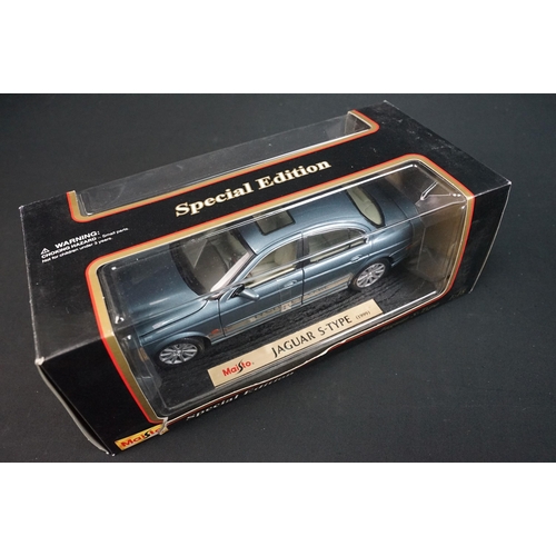 99 - 10 Boxed Maisto Special Edition 1/18 diecast models to include Mercedes Benz ML320 (1997), 1971 Chev... 