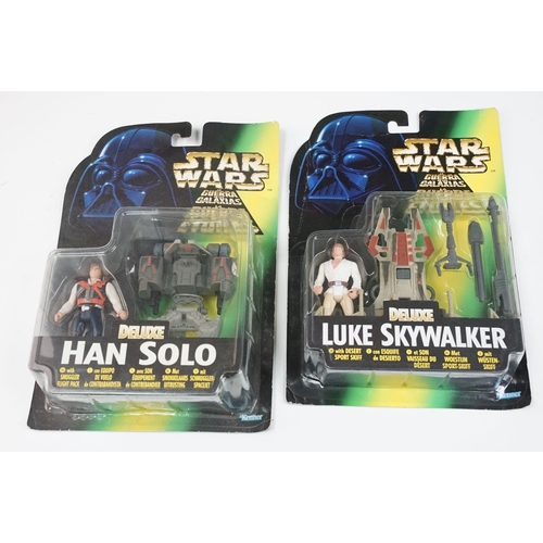 230 - Star Wars - 41 Boxed / carded Hasbro / Kenner Star Wars figures to include The Saga Collection Boba ... 