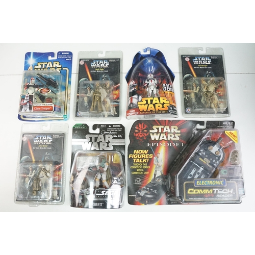 230 - Star Wars - 41 Boxed / carded Hasbro / Kenner Star Wars figures to include The Saga Collection Boba ... 