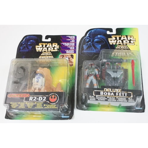 230 - Star Wars - 41 Boxed / carded Hasbro / Kenner Star Wars figures to include The Saga Collection Boba ... 
