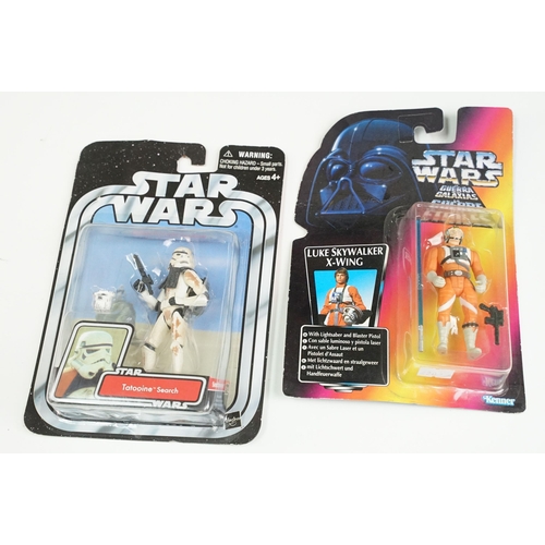 230 - Star Wars - 41 Boxed / carded Hasbro / Kenner Star Wars figures to include The Saga Collection Boba ... 