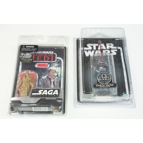 230 - Star Wars - 41 Boxed / carded Hasbro / Kenner Star Wars figures to include The Saga Collection Boba ... 