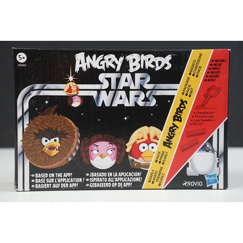 234 - Star Wars - Collection of carded / boxed Angry Birds Star Wars toys and games featuring Death Star J... 