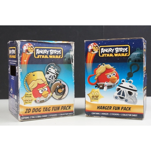 234 - Star Wars - Collection of carded / boxed Angry Birds Star Wars toys and games featuring Death Star J... 