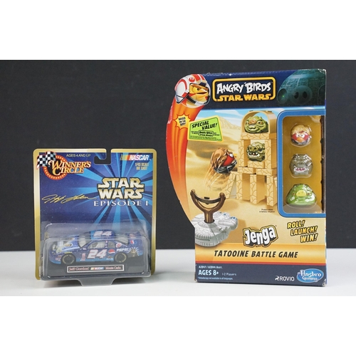 234 - Star Wars - Collection of carded / boxed Angry Birds Star Wars toys and games featuring Death Star J... 