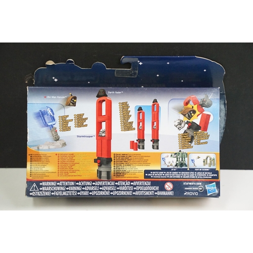 234 - Star Wars - Collection of carded / boxed Angry Birds Star Wars toys and games featuring Death Star J... 