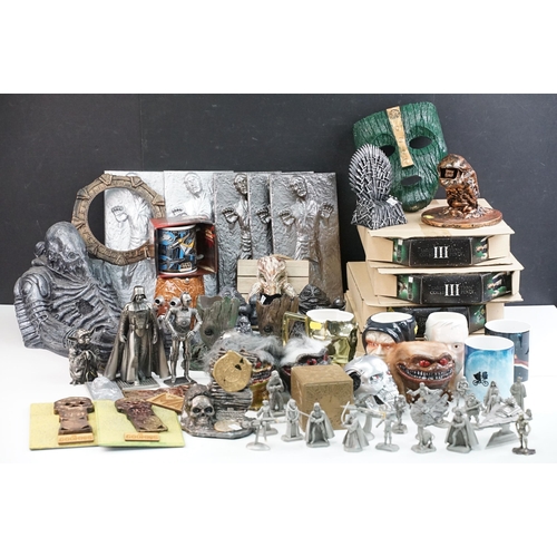 236 - Collection of TV related collectibles featuring Star Wars, Game Of Thrones, The Goonies, etc to incl... 